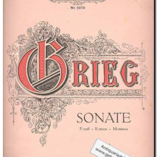 Sonate E-moll opus 7