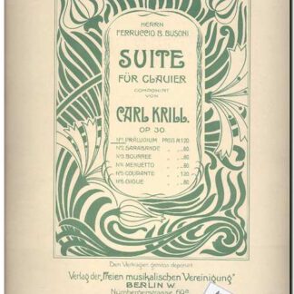 Suite opus 30 - Prealudium