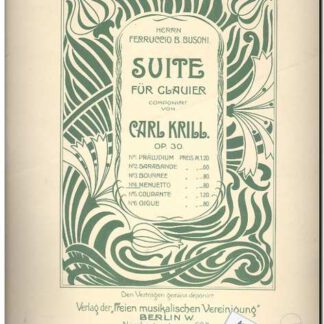 Suite opus 30 - Menuetto