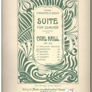 Suite opus 30 - Sarabande