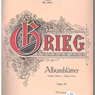 Albumblätter Op. 28