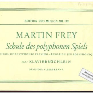 Schule des polyphonen Spiels Heft 1