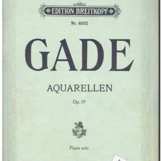 Aquarellen Op 19