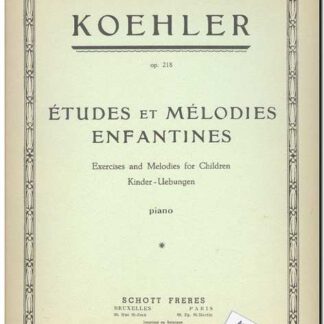 Etudes et melodies enfantines Op 218