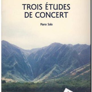 Trois etudes de concert piano solo