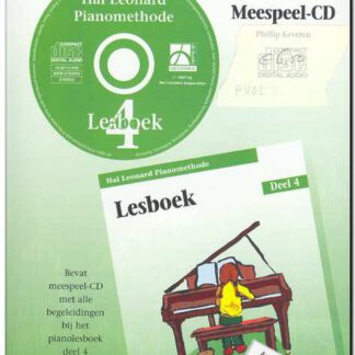 Meespeel CD voor Hal Leonard pianomethode lesboek 4