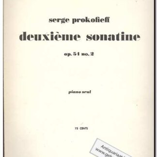 Deuxieme sonatine op.54 no.2