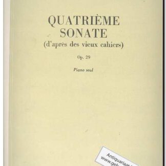 Quatrieme sonate op.29