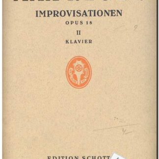 Improvisationen op. 18 deel 2
