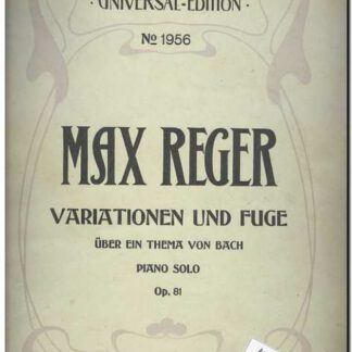 variationen und fuge op. 81