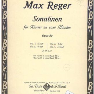 Sonatinen op.89 no.3 F-dur