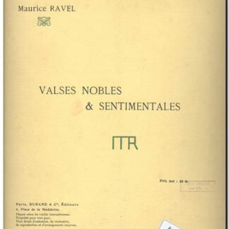 Valses nobles & Sentimentales