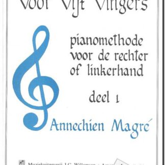 Pianomethode voor de rechter of linkerhand deel 1