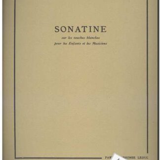Sonatine sur les touches blanches