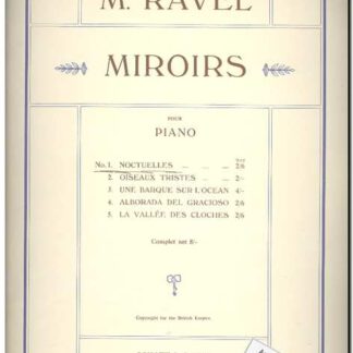 Miroirs no.1: Noctuelles