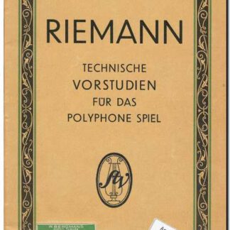 Technische vorstudien fur das polyphone spiel
