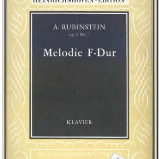 Melodie F-dur Op. 3 Nr. 1