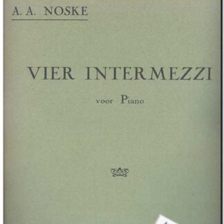 Vier intermezzi voor piano