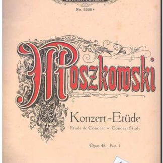 Konzert Etude Op 48,1