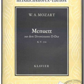 Menuett aus dem Divertimento D-Dur KV 334