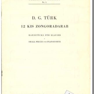 12 kis zongoradarab