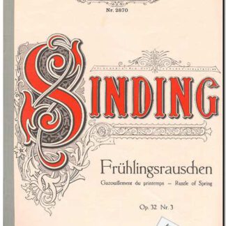 Frühlingsrauschen Op 32,3