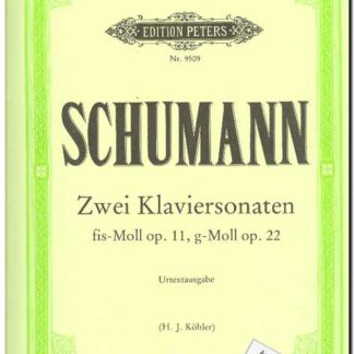 Zwei Klaviersonaten Fis-Moll Op 11 en G-moll Op 22