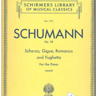 Scherzo, Gigue, Romanza and Fughetta for the piano Op 32