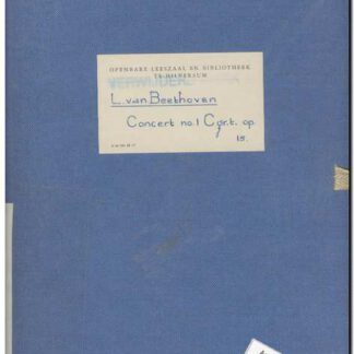 Klavierkonzert C dur opus 15 (2 stuks)