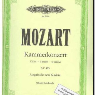 Kammerkonzert C-Dur KV 415