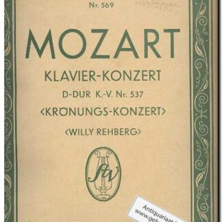 Klavier-Konzert d-Dur KV537 (2 stuks)