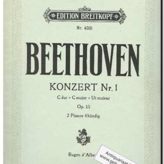 Konzert Nr. 1 C-dur Op. 15