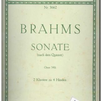Sonate nach dem Quintett Op 34