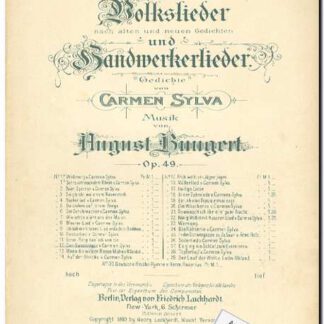 Der Sandtrager opus 449 no. 12 - Hoch/Tief