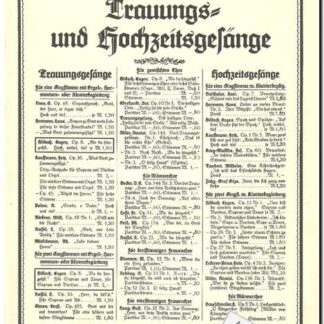 Wo du hingehst, da will auch ich hingehen opus 8