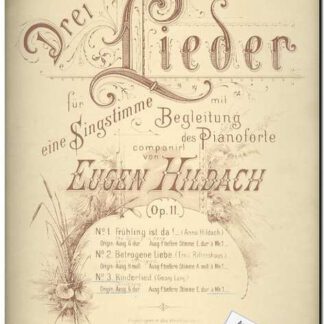 Kinderlied opus 11 no. 3