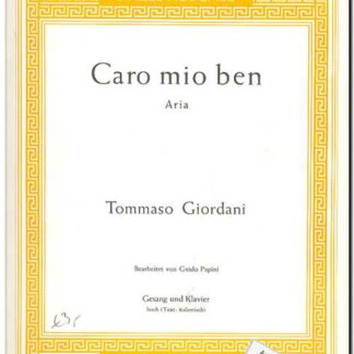 Caro mio ben Aria