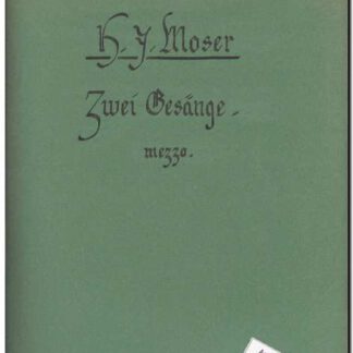 Zwei Gesange opus 11 no. 2