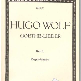 Goethe-Lieder band II