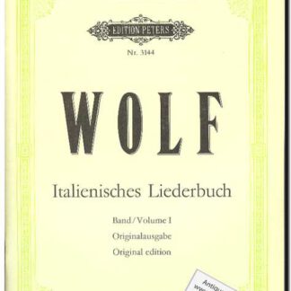 Italienisches Liederenbuch band 1