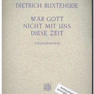 War Gott nicht mit uns diese Zeit (Text: Deutsch)