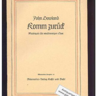 Komm zuruck (Text: Deutsch)