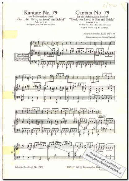 kantate nr.79 BWV 79 (Text: Deutsch & English) - Afbeelding 2