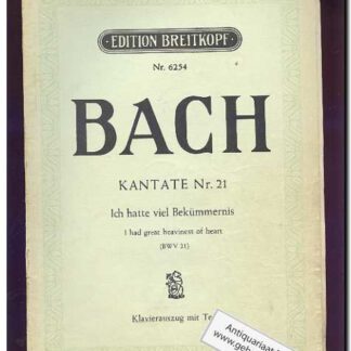 Kantate Nr. 21 BWV 21