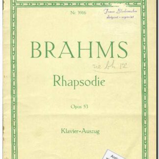 Rhapsody Op 53