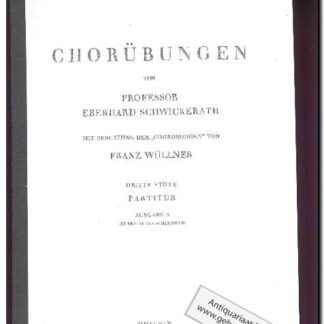 Chorubungen (Text: divers)