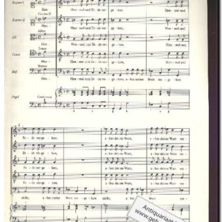 Himmel und Erde vergehen (Text: Deutsch)