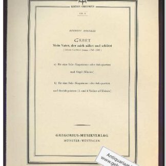 Mein Vater, der mich nahrt und schutzt (Text: Deutsch)