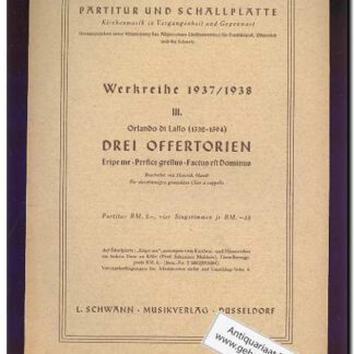 3 offertorien (Text: Latin)