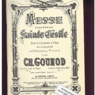 Messe Solenelle St Cecilia